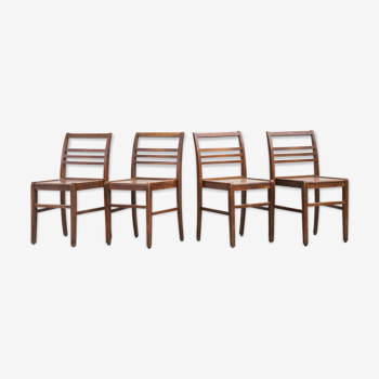 Set of 4 René Gabriel chairs