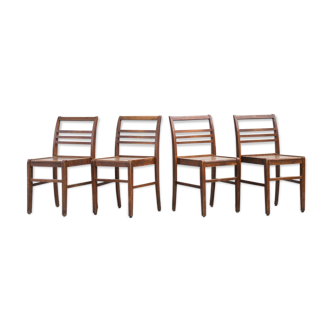 Set of 4 René Gabriel chairs