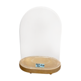 Oval glass wedding globe 27.5 cm