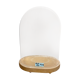 Oval glass wedding globe 27.5 cm