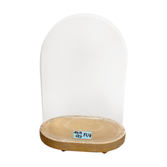 Oval glass wedding globe 27.5 cm