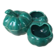 Service ceramic vintage mustards salt pepper