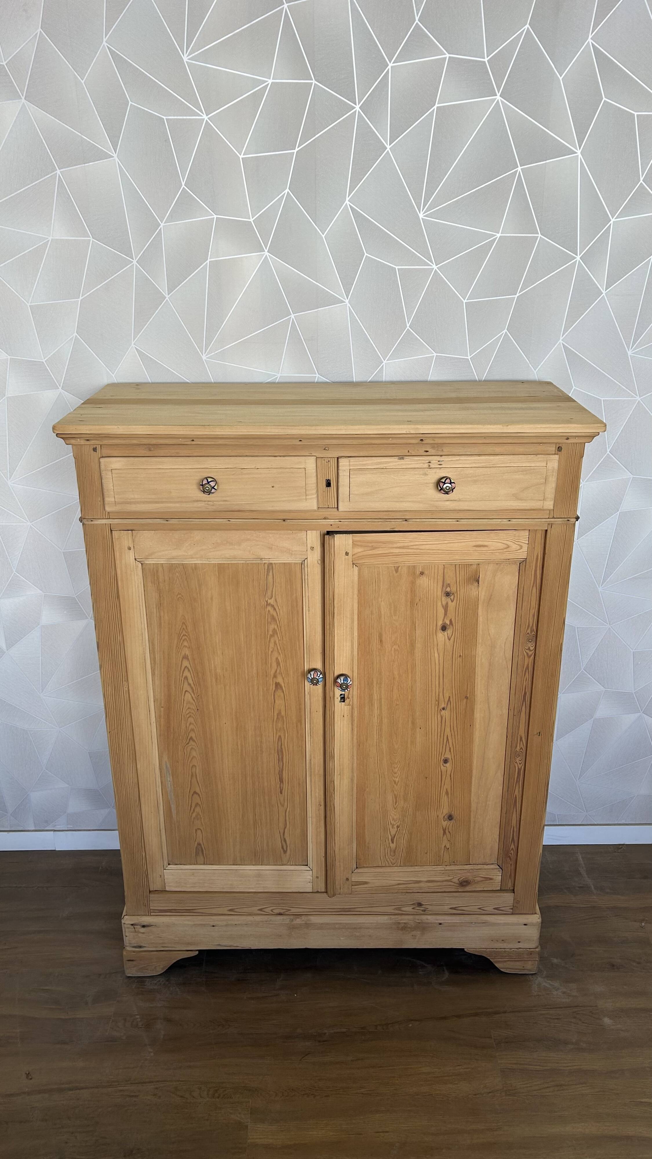 Vintage Parisian airbrushed sideboard