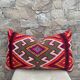 Housse de coussin marocaine vintage berbère en laine