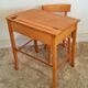 Chair and desk, child desk Baumann