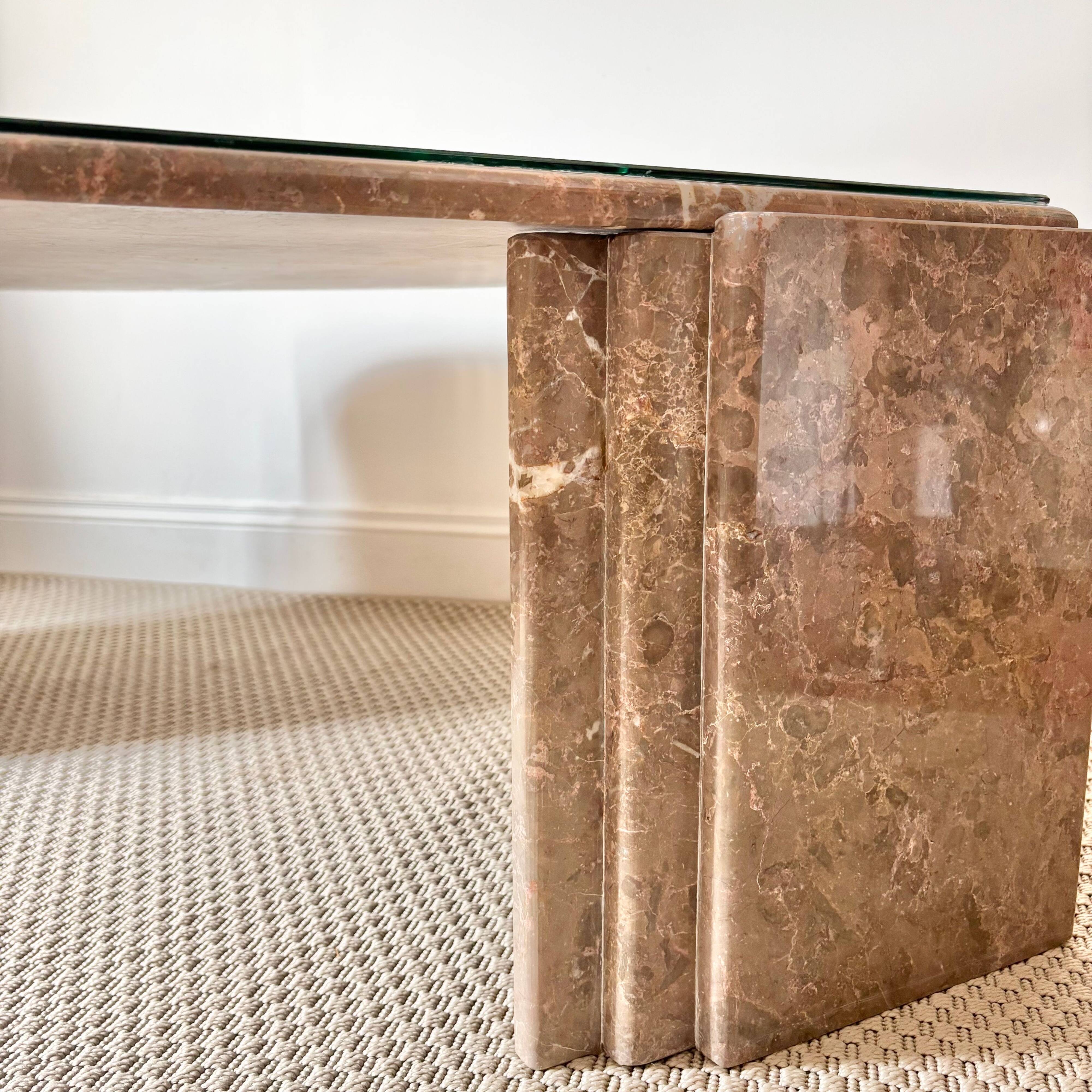 Roche Bobois marble coffee table