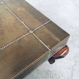 Brass coffee table, France, 1960s