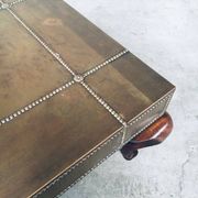 Brass Coffee Table, France, 1960s