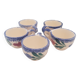 5 Quimper egg cups