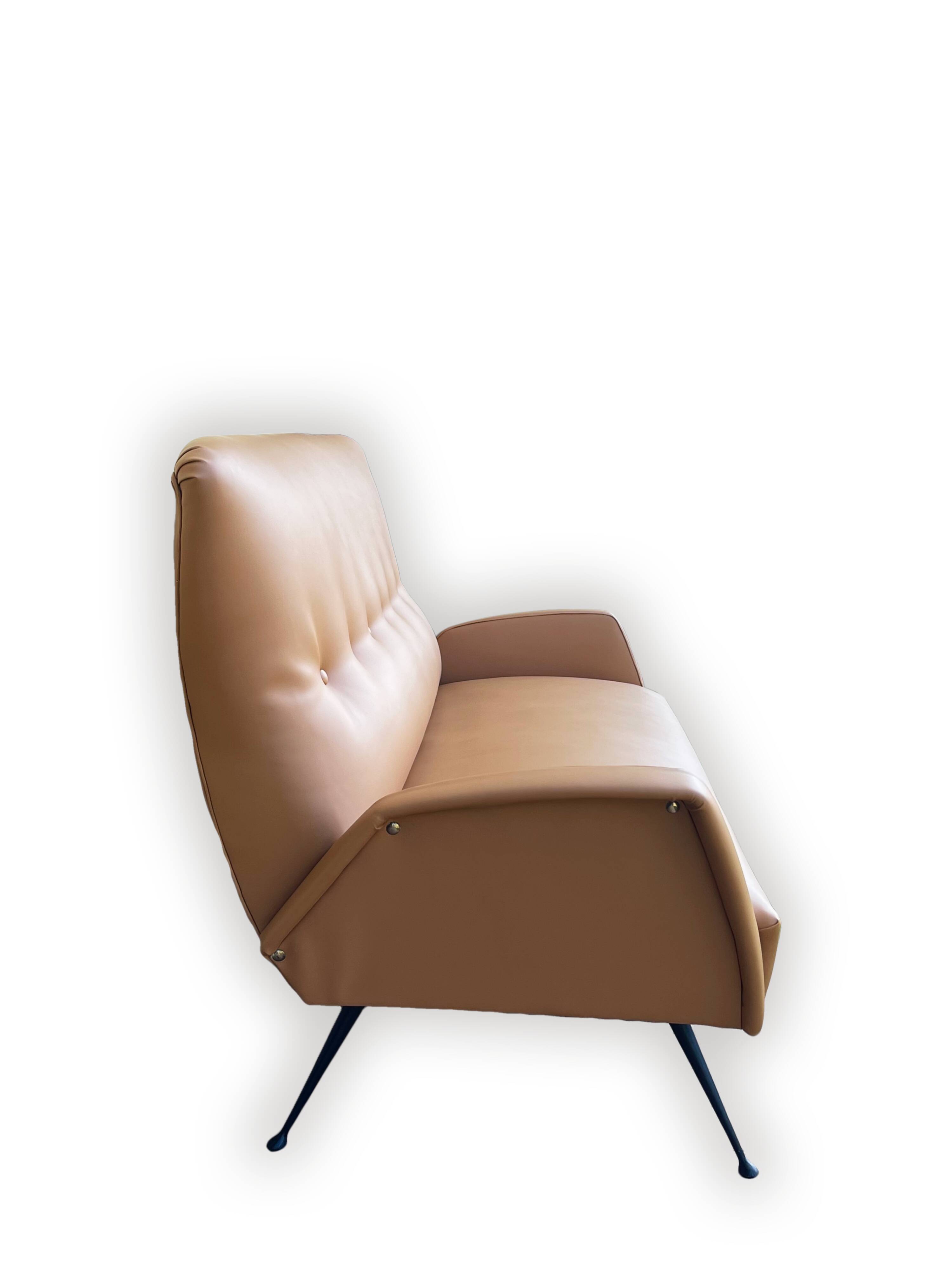 Canapé italien vintage 2 places - 1950