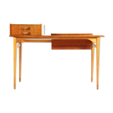 Danish vintage teak and oak desk