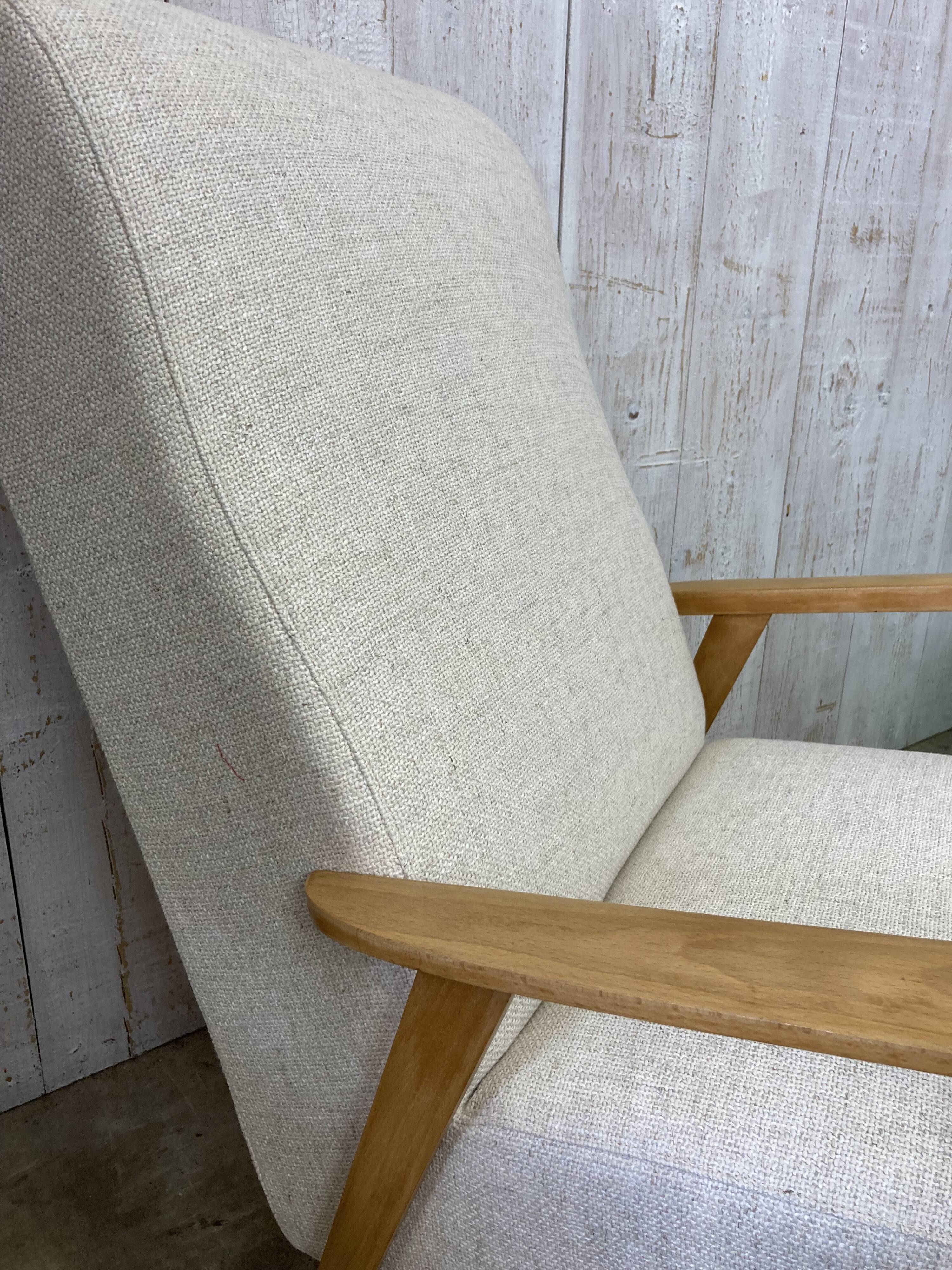 Restored vintage armchair