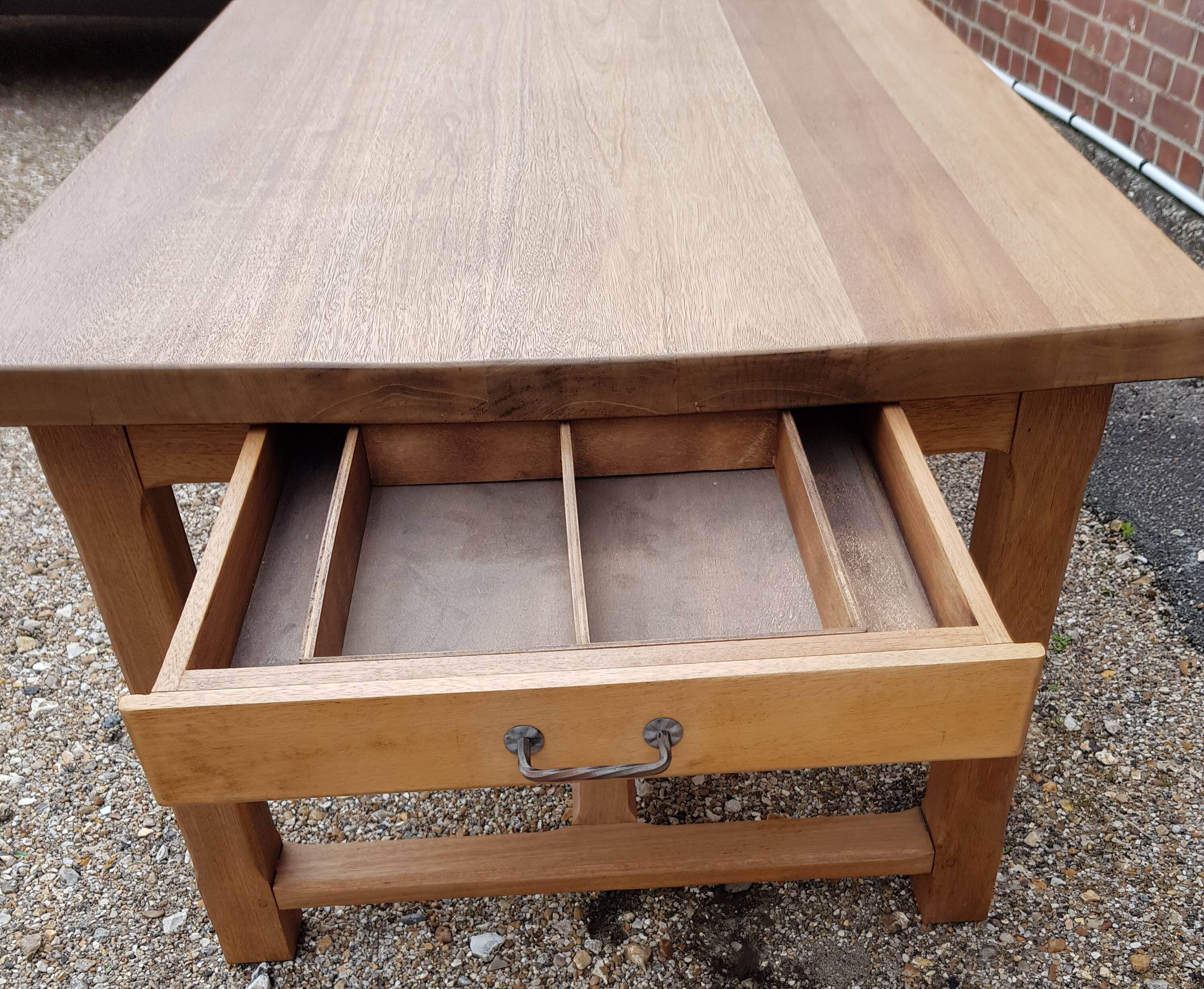 Oak farm table 2m