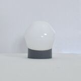 Scandinavian Modern milky white opaline glass wall lamp by Louis Poulsen, Denmark 1960s