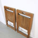 Chaises pliantes vintage