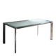 Bureau en verre ODILE DECQ avec pieds métalliques