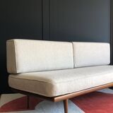 Scandinavian daybed teak bench by Peter Hvit