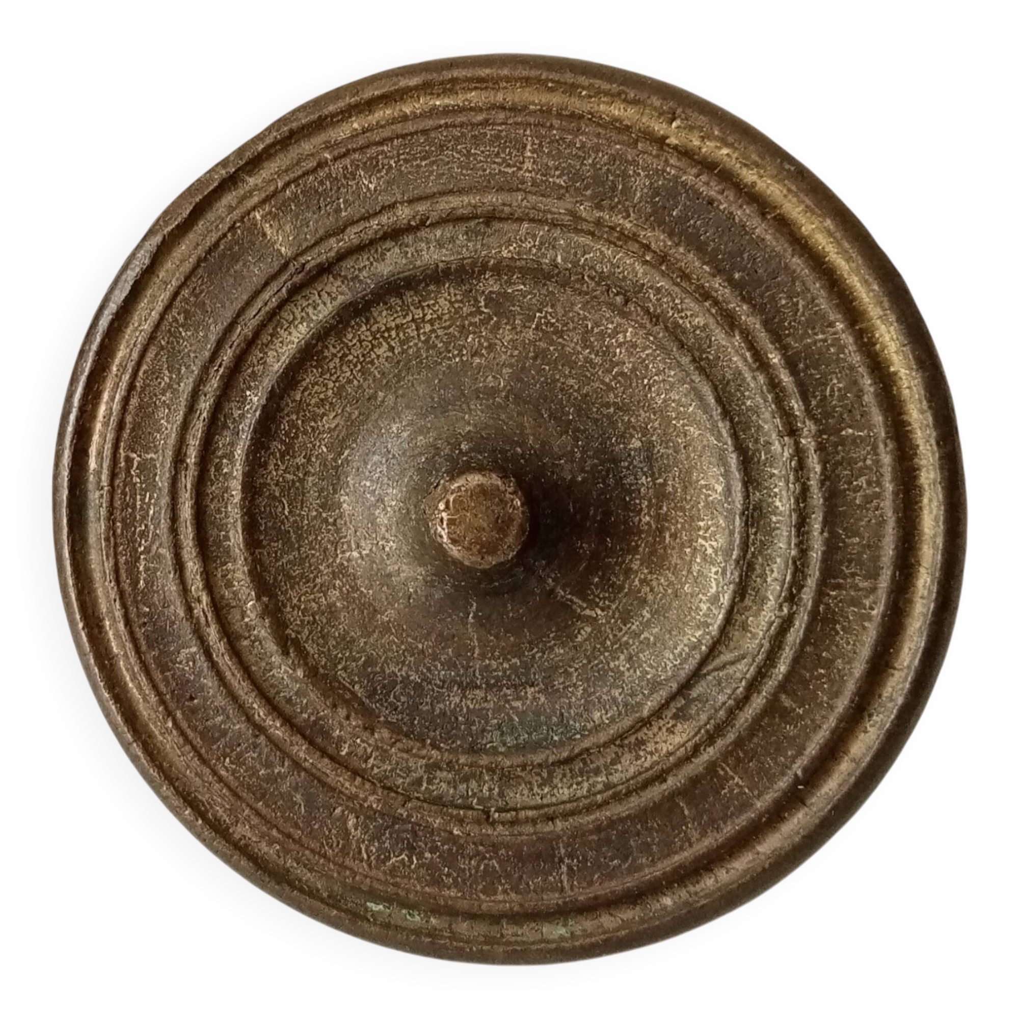 Bouton de meuble ancien en bronze Empire XIXeme