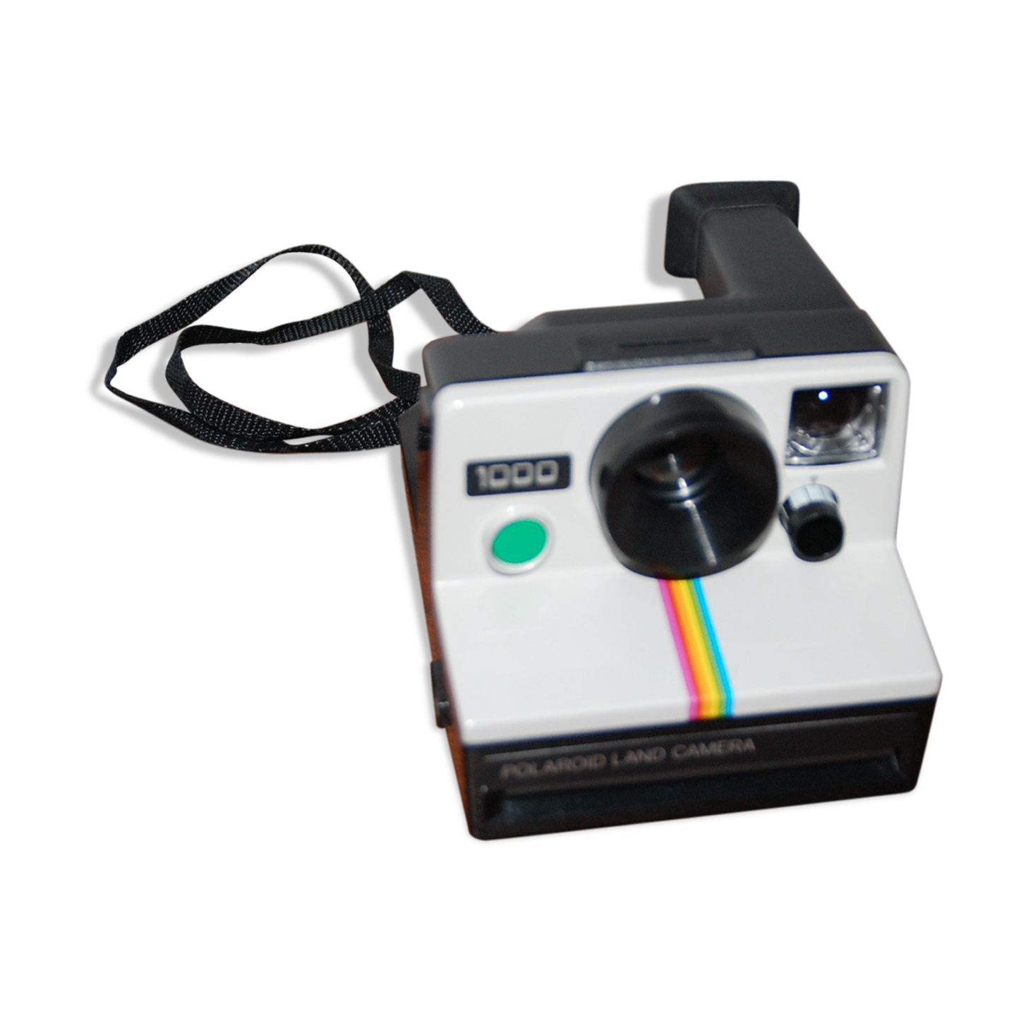 Polaroid 1000 bouton vert et sa sacoche