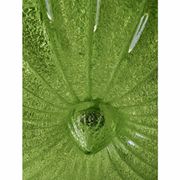Green Murano Glass Italian Graniglia" Budino" Flush Mount in 70' Style