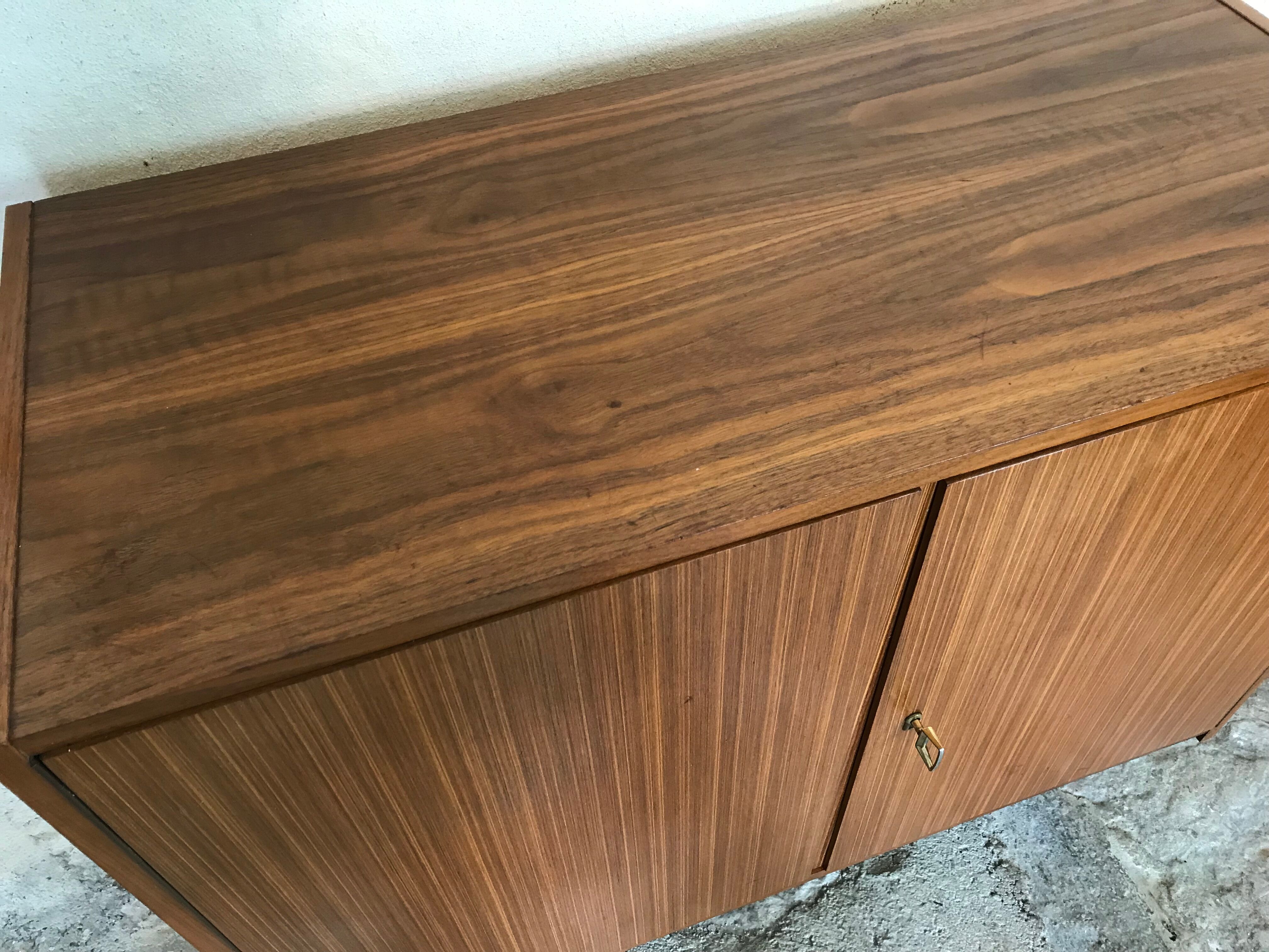 Vintage sideboard storage cabinet with two doors