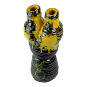 Vintage glazed pottery vase, former Yugoslavia, 1970s.