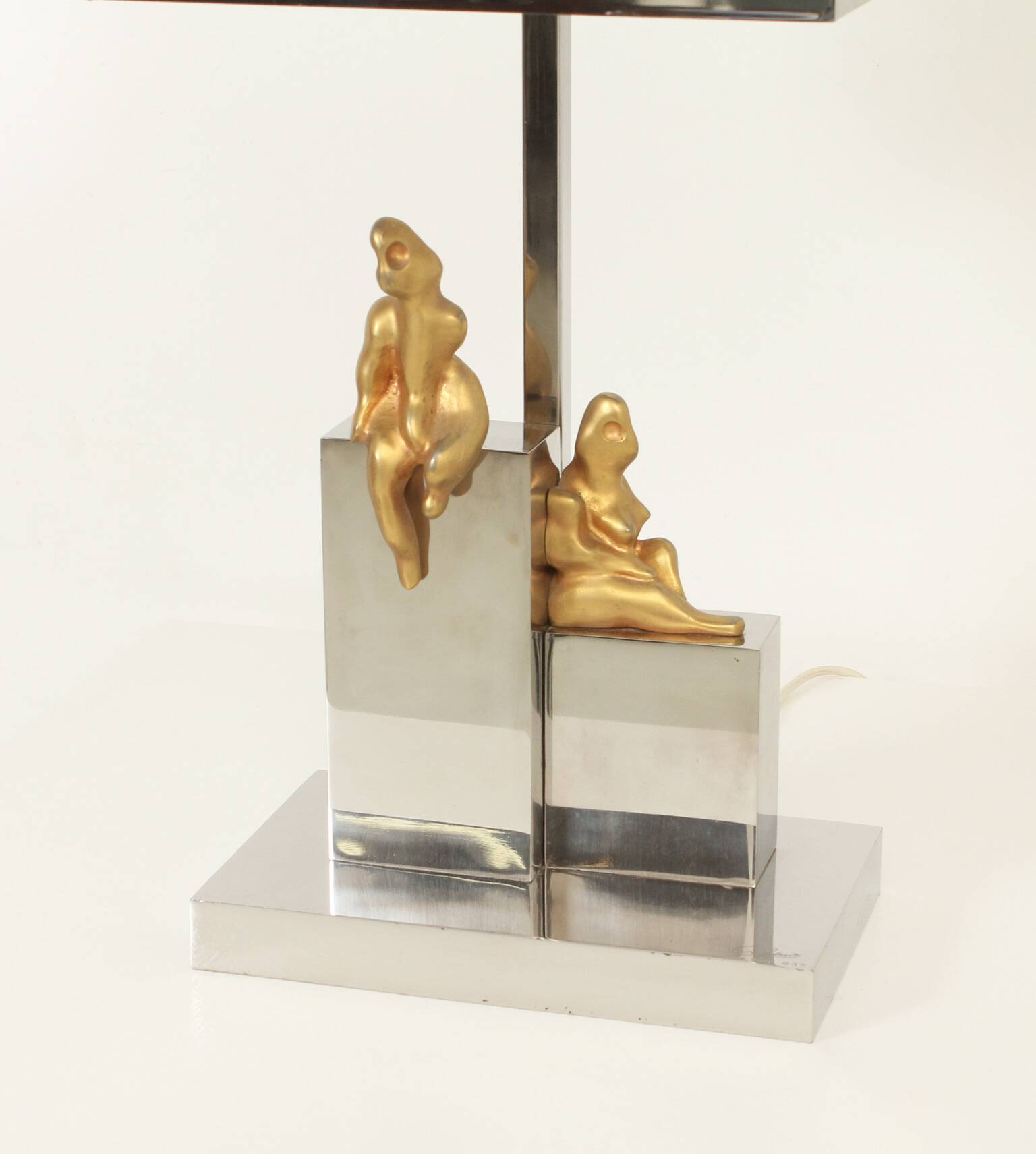 Large table lamp by the Spanish sculptor Aurelio Teno, 1970s.