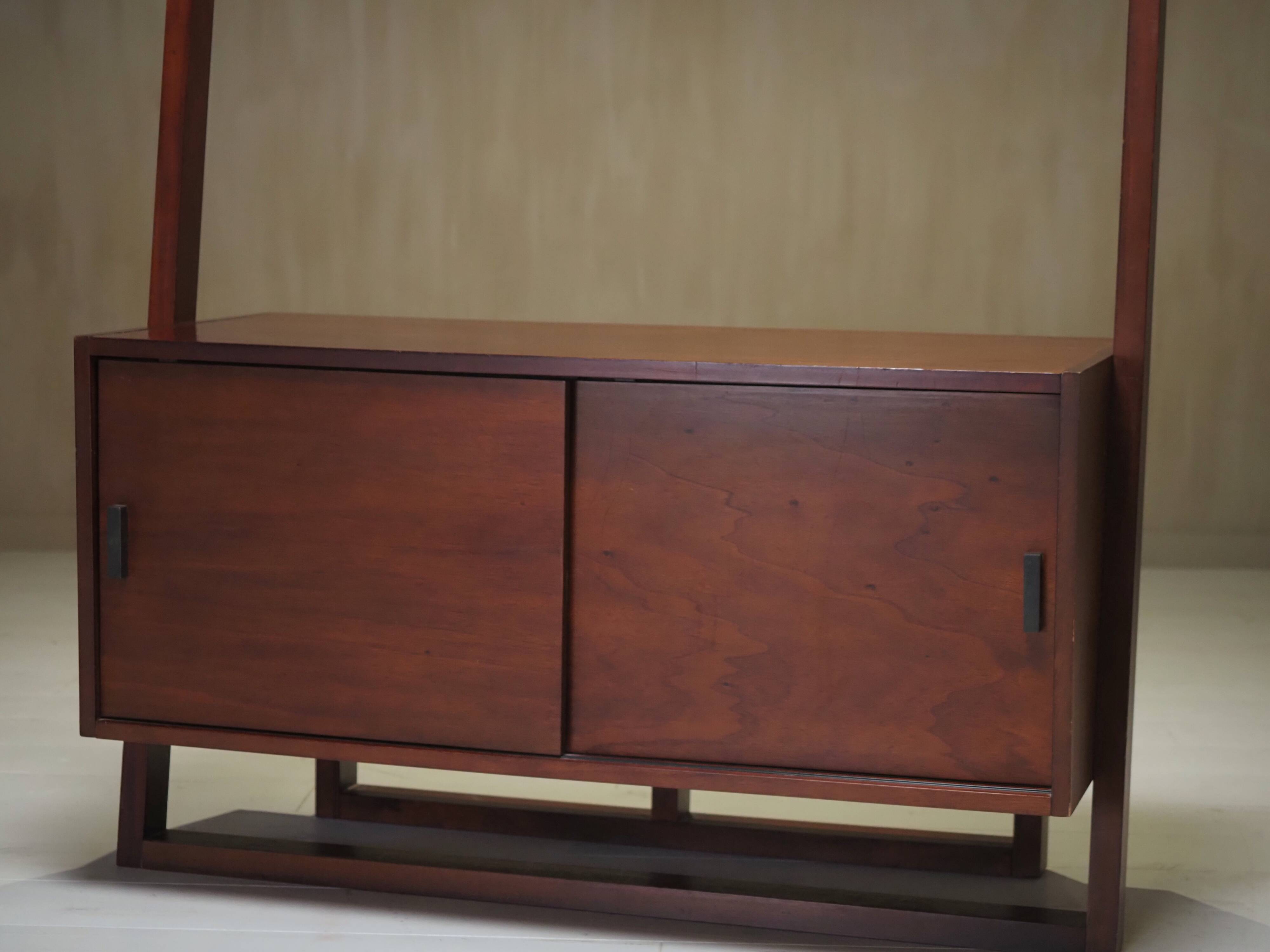 Vintage wardrobe or room divider from the 1970s.