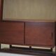 Vintage wardrobe or room divider from the 1970s.