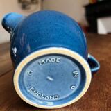 Petit pichet en porcelaine bleue Made in England