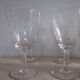 Set of 10 glasses of wine, 50s