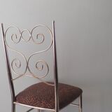 Brass chair, Italy from the 1950