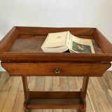 Bedside table / side cabinet in oak late nineteenth century