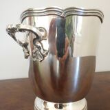 Louis XV style silver-plated metal ice/ice cube bucket