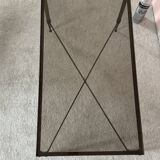 Table basse en laiton et verre