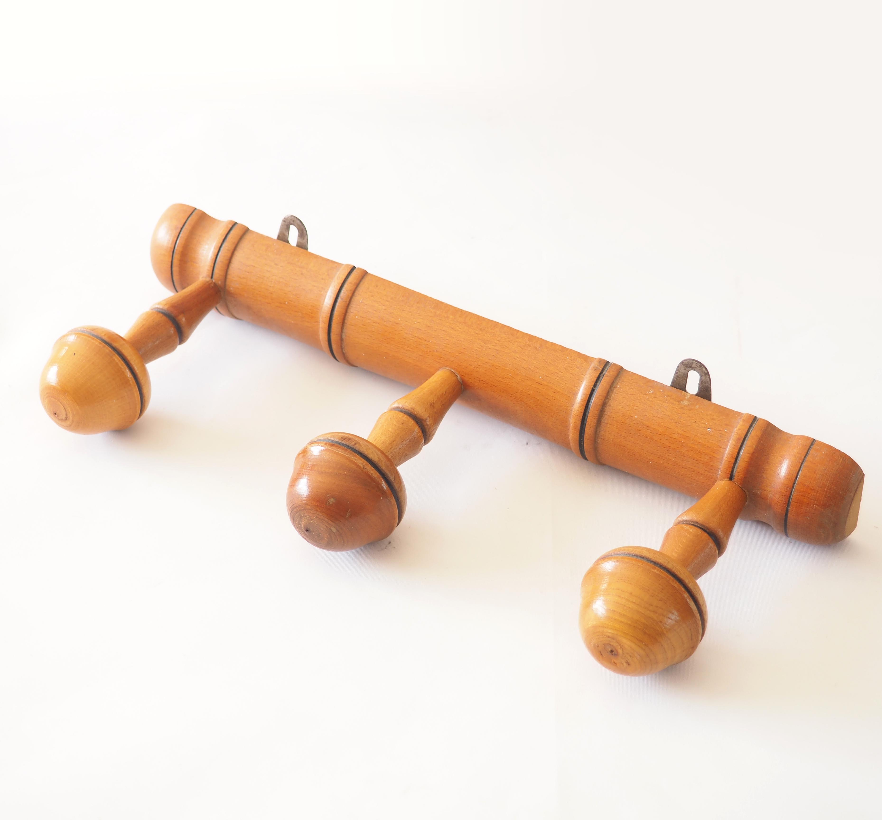 Old wooden hook
