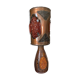 Vintage lamp ceramic copper and resin 1970