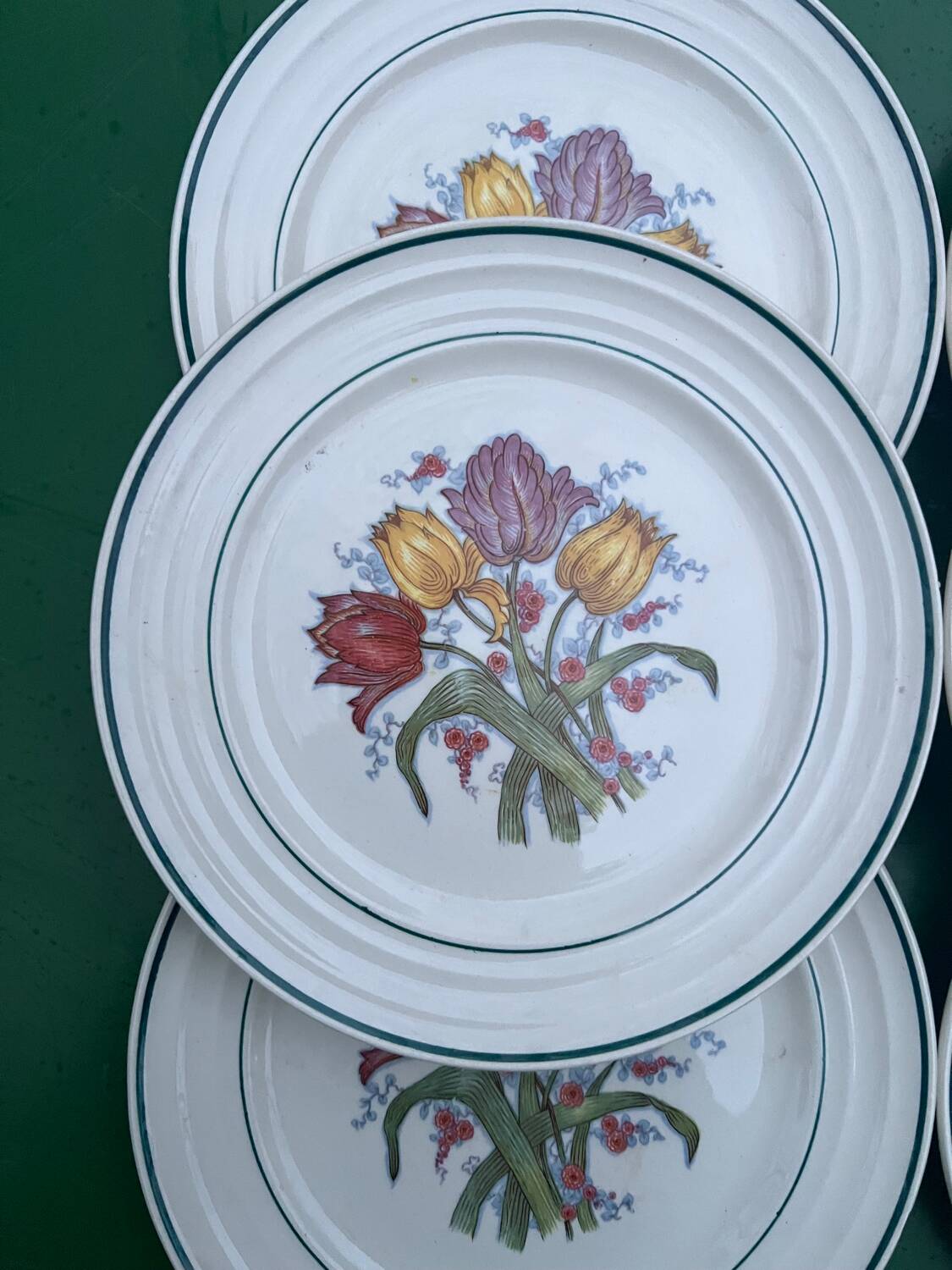 6 Villeroy and Boch dessert plates