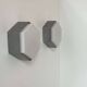 Pair of vintage opaline and metal wall lights, Raak Holland 1970