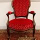 Fauteuil Cabriolet Style Louis XV, circa 1850