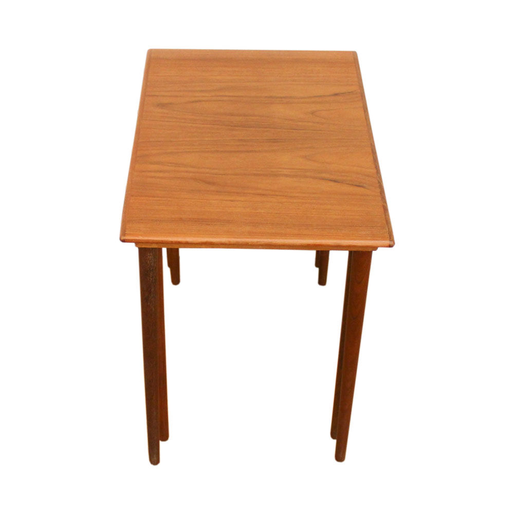 Two danish teak nesting tables