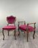 Ensemble chaise et repose-pieds de style louis xv, xixe siècle