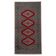 Vintage German geometric rug 72cm x 142cm 1970s - 1С1162
