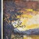 Oil on Canvas Landscape One Evening at the Hatching Pond Signed Gilles Laverne