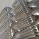 12 silver plated dessert forks by Christofle Vendome, 17.1 cm
