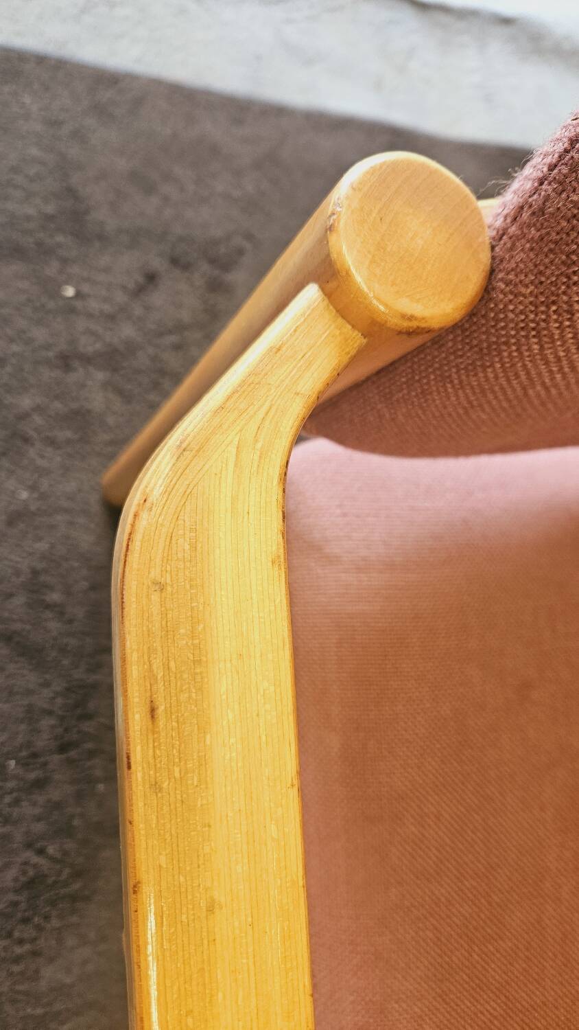 Set of 4 bentwood armchairs from the 1980s