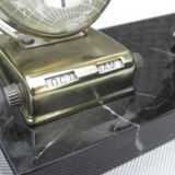 Perpetual calendar art deco horse figurine in marble