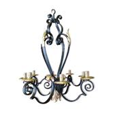 Wrought iron chandelier