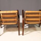 Pair of arm chairs by Karel Kozelka & Antonín Kropáček for Interier Praha