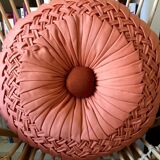 Vintage pink cushion